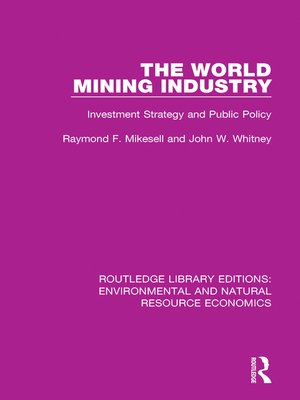 cover image of The World Mining Industry
